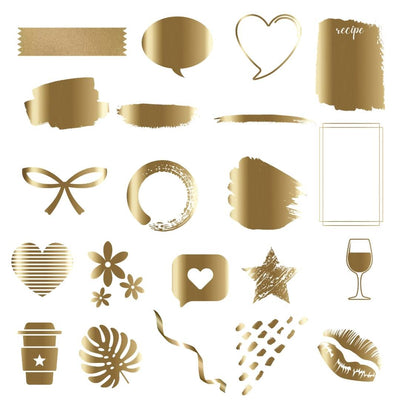 Gold Story stickers, Instagram tarinoiden tarrat