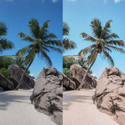 Muokkaa kuviasi puhelimella nopeasti ja käytä Paradise preset filttereitä ilmaisessa Lightroom sovelluksessa Loov.fi