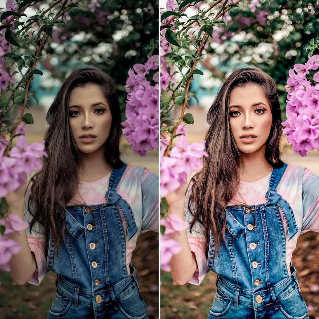 Kuvien muokkausta yhdellä klikkauksella Lightroom sovelluksessa käyttäen Spring Bloom preset filtteriämme Loov.fi