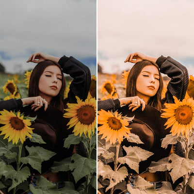 Kuvien muokkausta yhdellä klikkauksella Lightroom sovelluksessa käyttäen Sunset Tones preset filtteriämme Loov.fi